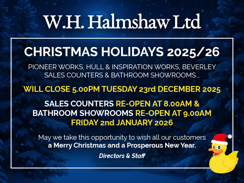 Halmshaws Christmas Opening Hours